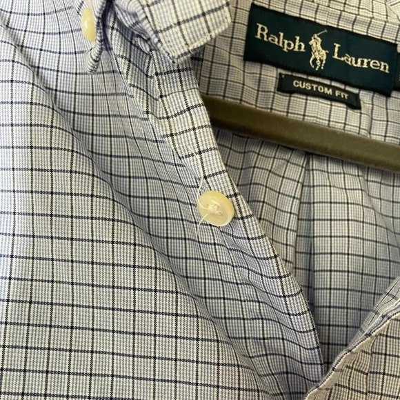 Ralph Lauren Blue Label Button Up Shirt Size 16.5 36/37 - Picture 9 of 9